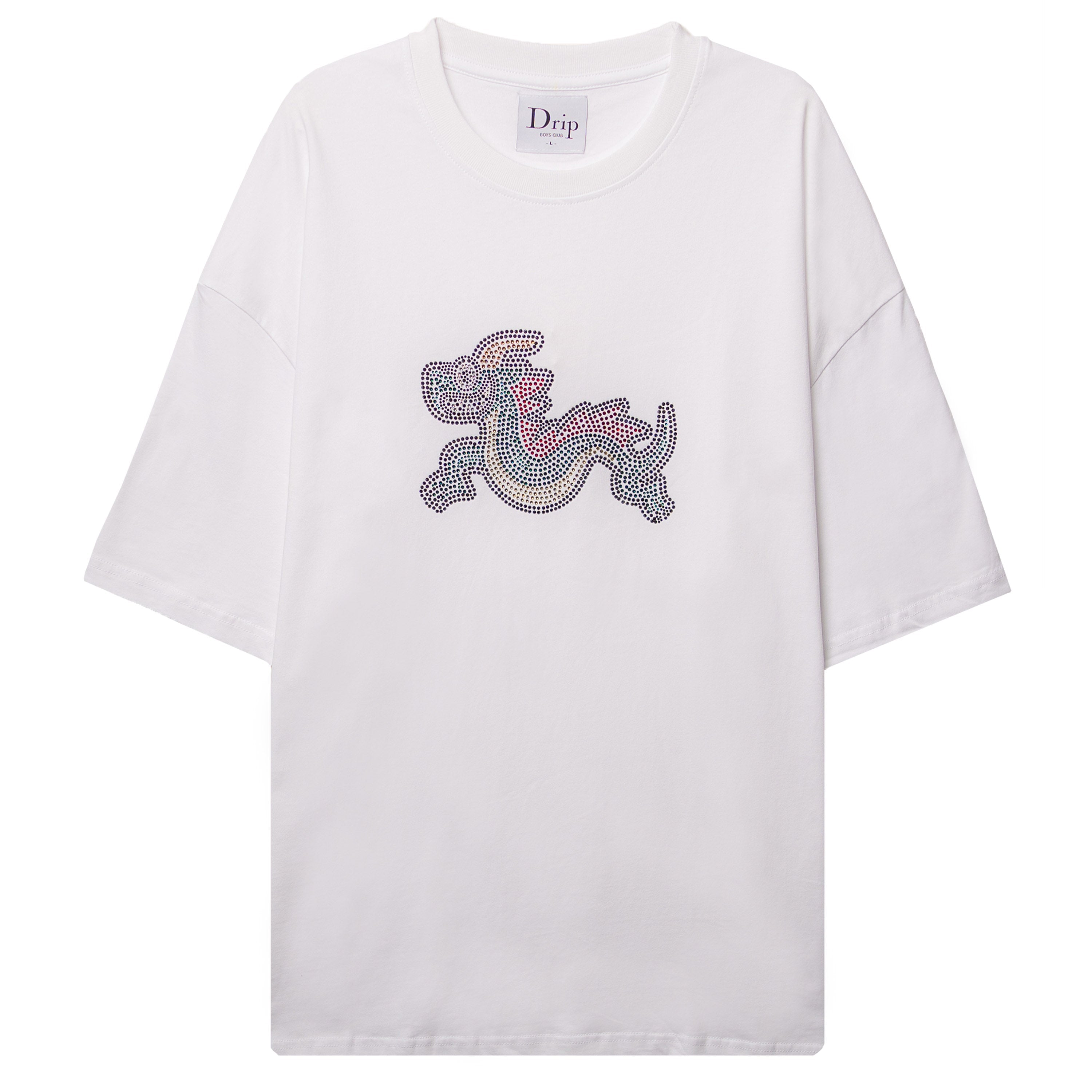 GZ Drip DRIP Diamond Dragon Tee White groundzero2002