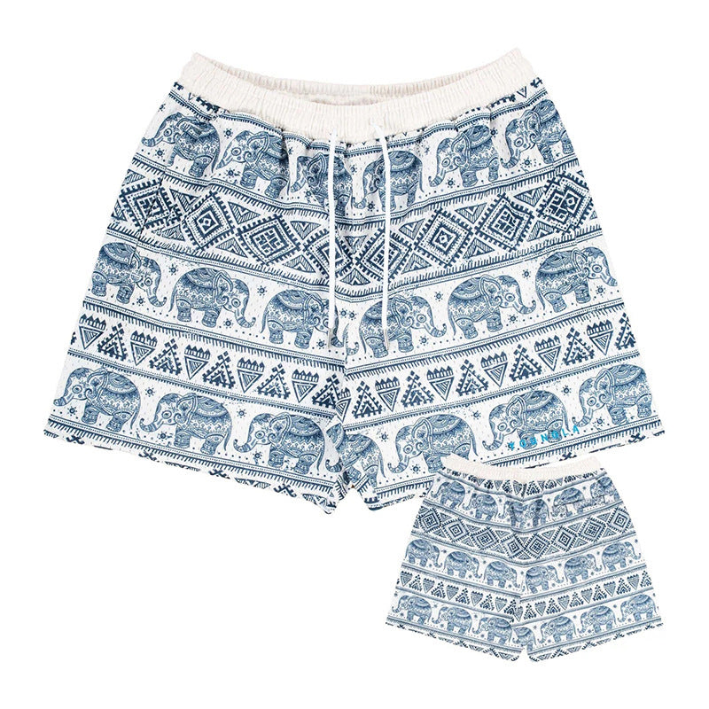 G.Z 邁阿密南岸✥𝔾𝕣𝕠𝕦𝕟𝕕ℤ𝕖𝕣𝕠®✥2024南裝大佬/美式復古嘻哈網眼寬鬆四分短褲運動褲