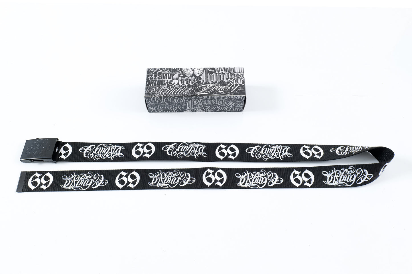 𝔾𝕣𝕠𝕦𝕟𝕕ℤ𝕖𝕣𝕠🎭♠墨西哥♠匪幫⚂2024⚅美式嘻哈鋼印Logo滾軸Tattoo印花帆布調節腰帶