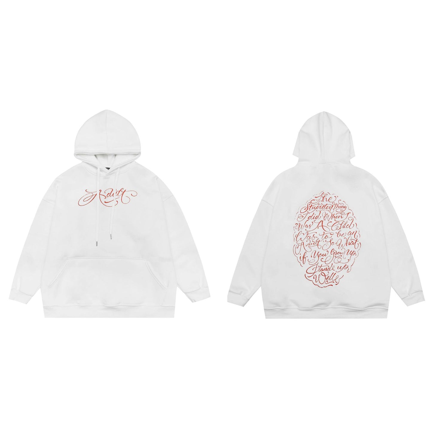 𝔾𝕣𝕠𝕦𝕟𝕕ℤ𝕖𝕣𝕠🎭♠墨西哥♠匪幫⚂24-25⚅早秋系列美式嘻哈上衣草寫拼字連帽長袖大學帽T-SHIRT