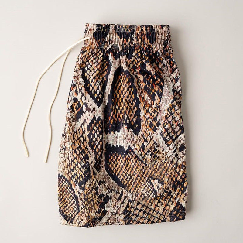 G.Z 邁阿密南岸✥𝔾𝕣𝕠𝕦𝕟𝕕ℤ𝕖𝕣𝕠®✥2024南裝大佬/美式休閒嘻哈動物紋網眼四分短褲運動褲