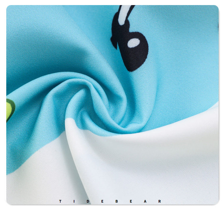 G.Z 邁阿密南岸✥𝔾𝕣𝕠𝕦𝕟𝕕ℤ𝕖𝕣𝕠®✥2023南裝大佬/美式休閒滿版黃色寶寶寬鬆開領襯衫