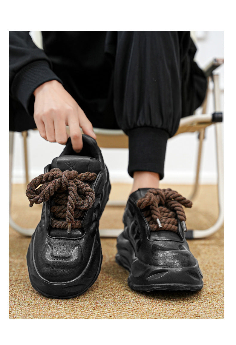 GZ Flexing shoes(現貨特價) 歐美街頭百搭時尚粗繩流行老爹鞋