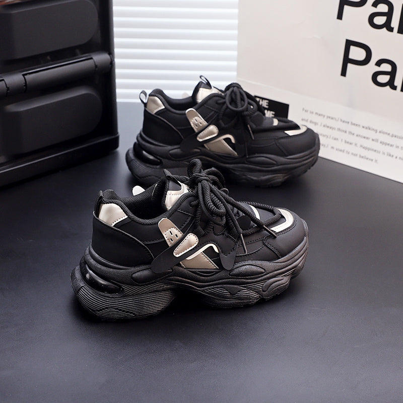 𝔾𝕣𝕠𝕦𝕟𝕕ℤ𝕖𝕣𝕠®-Flexing-shoes✥2024✥美式秋冬新款增高混搭色顯瘦女款老爹走路鞋(35-40號)G17