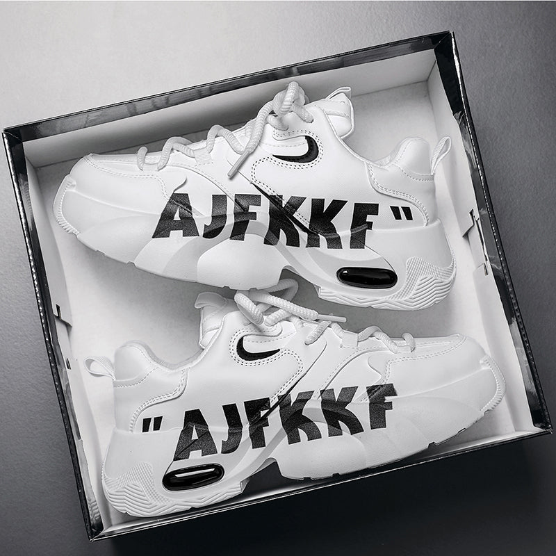 𝔾𝕣𝕠𝕦𝕟𝕕ℤ𝕖𝕣𝕠®-Flexing-shoes✥(現貨特價)✥美式冬季新款中統噴漆街頭風增高男女中性老爹運動鞋AK199