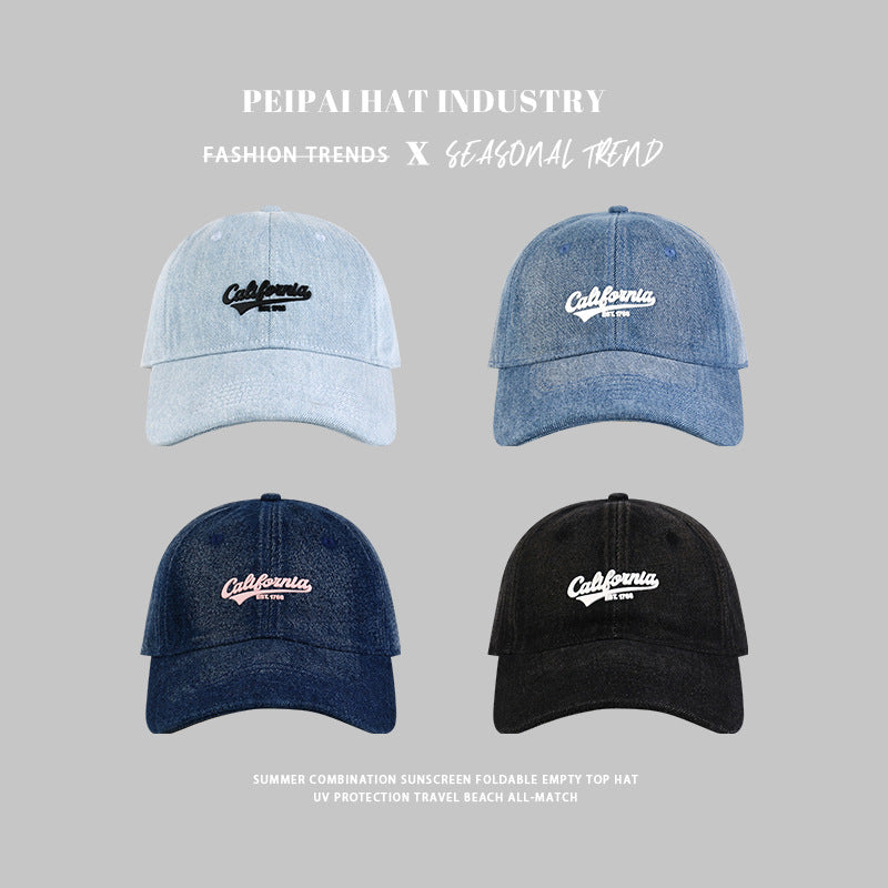 ✥𝔾𝕣𝕠𝕦𝕟𝕕ℤ𝕖𝕣𝕠®✥Deluxe2024年/美式嘻哈休閒秋冬新款橡膠字母復古牛仔老帽棒球帽