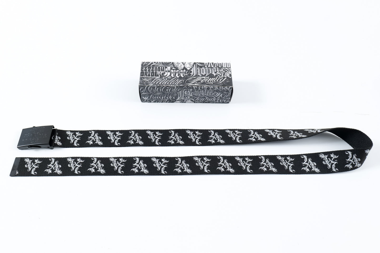 𝔾𝕣𝕠𝕦𝕟𝕕ℤ𝕖𝕣𝕠🎭♠墨西哥♠匪幫⚂2024⚅美式嘻哈鋼印Logo滾軸Tattoo印花帆布調節腰帶