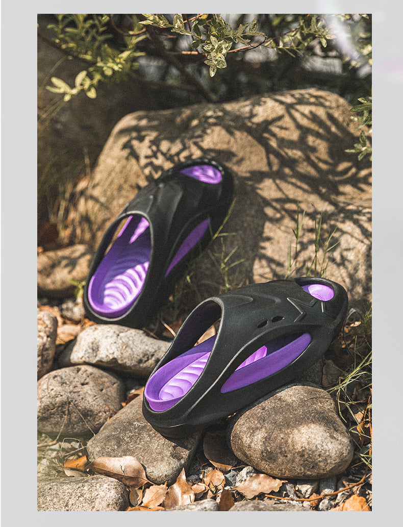 𝔾𝕣𝕠𝕦𝕟𝕕ℤ𝕖𝕣𝕠®-Flexing-shoes✥2024✥美式休閒踩屎感舒適防滑室內外防滑男女情侶拖鞋573