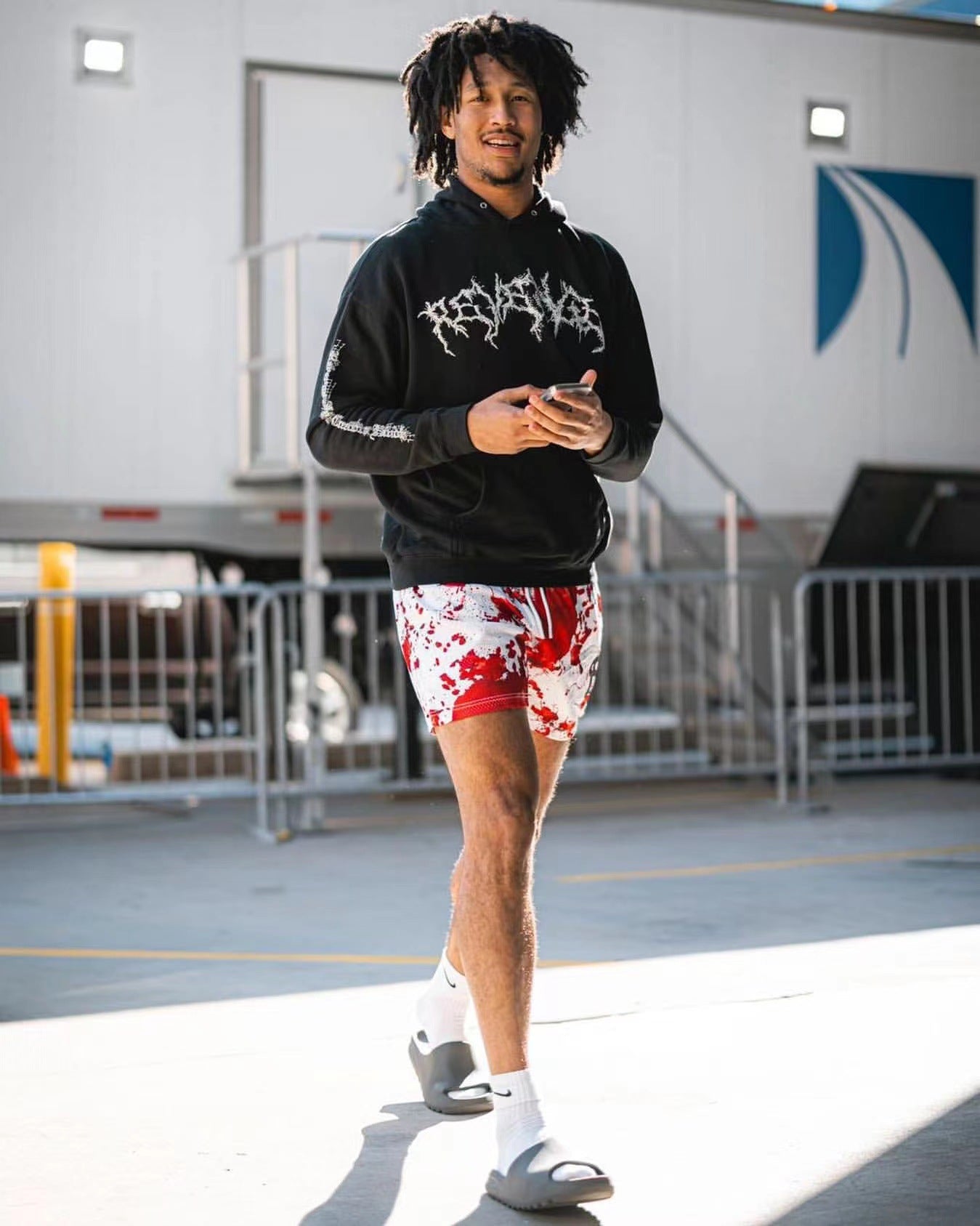 G.Z 邁阿密南岸✥𝔾𝕣𝕠𝕦𝕟𝕕ℤ𝕖𝕣𝕠®✥2024南裝大佬/美式休閒嘻哈網眼四分短褲運動褲