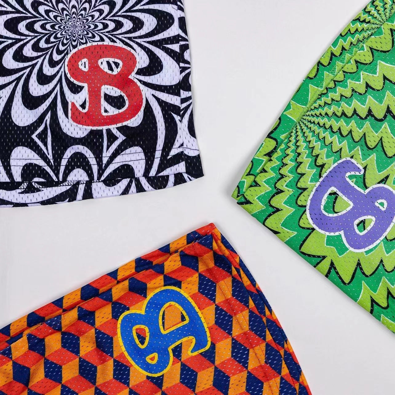 G.Z 邁阿密南岸✥𝔾𝕣𝕠𝕦𝕟𝕕ℤ𝕖𝕣𝕠®✥2024南裝大佬/美式復古寬鬆嘻哈網眼四分籃球褲短褲運動褲