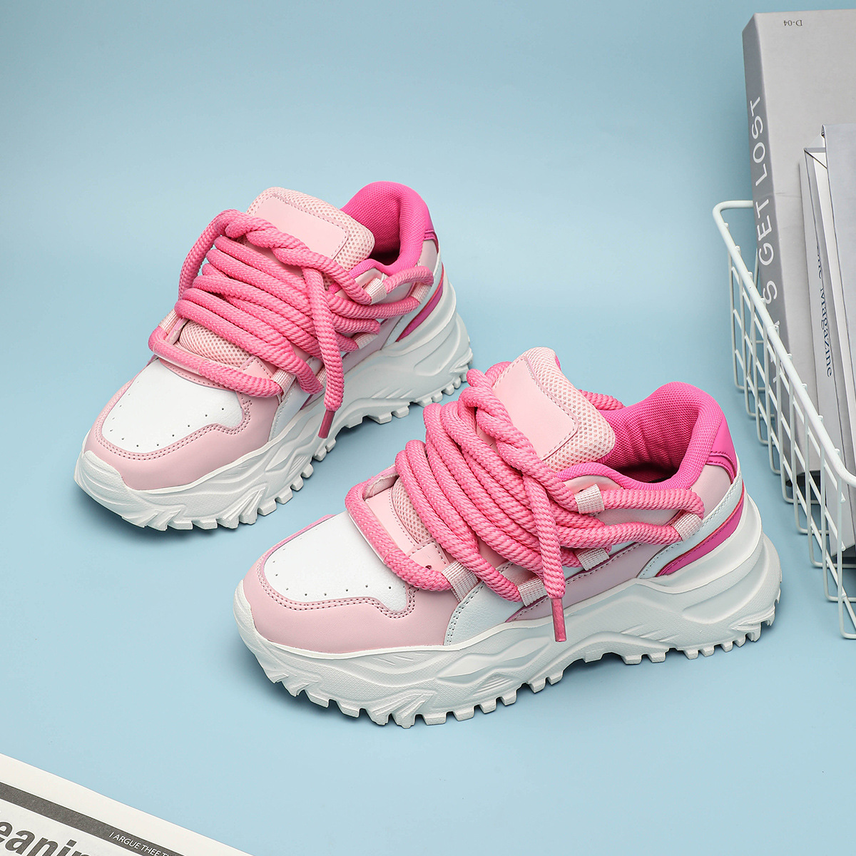 𝔾𝕣𝕠𝕦𝕟𝕕ℤ𝕖𝕣𝕠®✿ColorShoes2025年✿㊚㊛ 夏季全尺碼男女情侶款輕量繽紛混色休閒老爹鞋