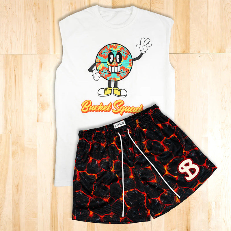 G.Z 邁阿密南岸✥𝔾𝕣𝕠𝕦𝕟𝕕ℤ𝕖𝕣𝕠®✥2024南裝大佬/G.Z美式透氣網眼速乾四分褲男女情侶休閒居家短褲