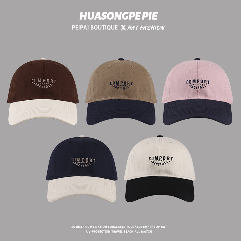 ✥𝔾𝕣𝕠𝕦𝕟𝕕ℤ𝕖𝕣𝕠®✥Deluxe2024年/美式嘻哈休閒秋冬新款復古撞色字母老帽棒球帽