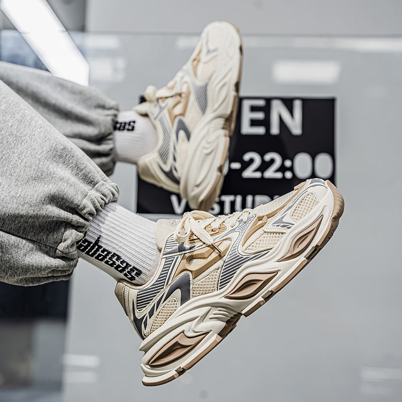 𝔾𝕣𝕠𝕦𝕟𝕕ℤ𝕖𝕣𝕠®-Flexing-shoes✥25-26✥美式秋冬新款復古厚底增高運動老爹鞋YK29