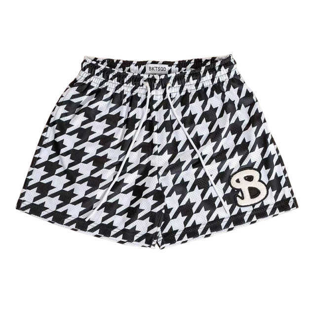 G.Z 邁阿密南岸✥𝔾𝕣𝕠𝕦𝕟𝕕ℤ𝕖𝕣𝕠®✥2024南裝大佬/G.Z美式戶外休閒中性運動風千鳥格四分短褲居家褲