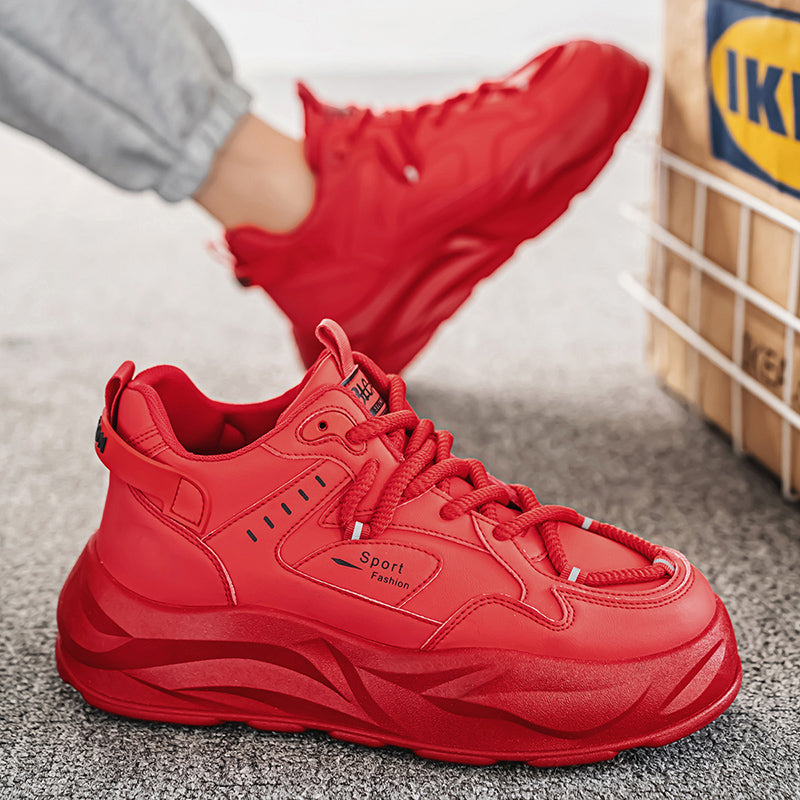 𝔾𝕣𝕠𝕦𝕟𝕕ℤ𝕖𝕣𝕠®-Flexing-shoes✥2025✥美式冬季新款中低統增高男女中性老爹運動鞋DR2018