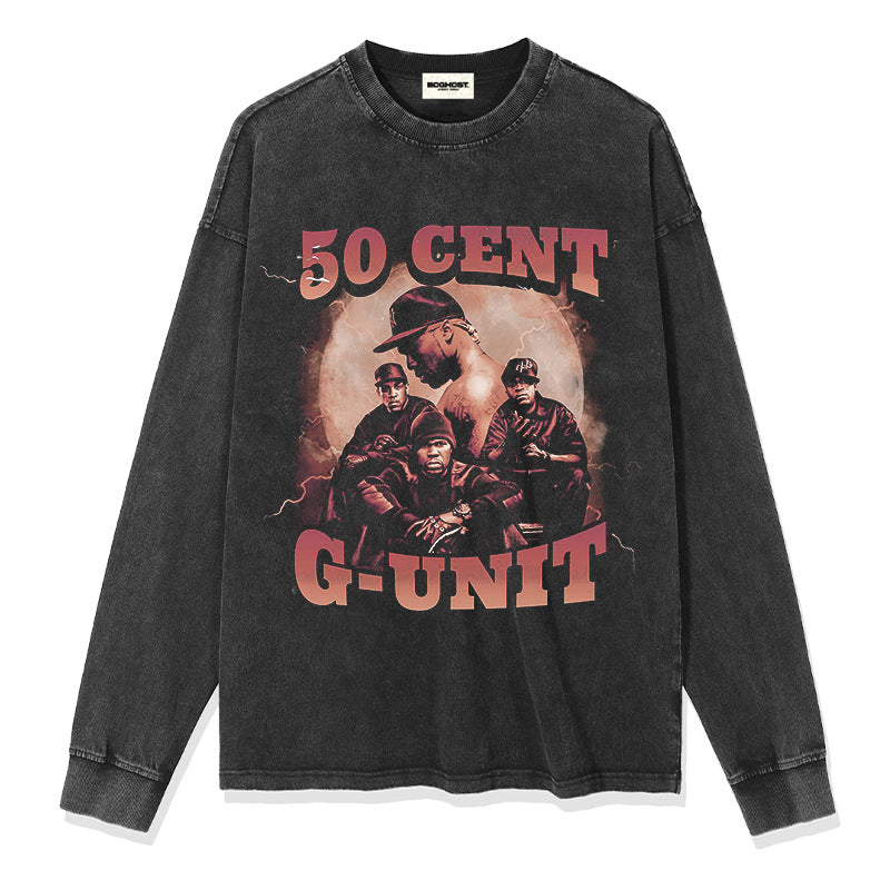 G.Z 邁阿密南岸✥𝔾𝕣𝕠𝕦𝕟𝕕ℤ𝕖𝕣𝕠®✥2024南裝大佬/美式嘻哈五角寬鬆厚磅數純棉男女中性T-Shirt上衣