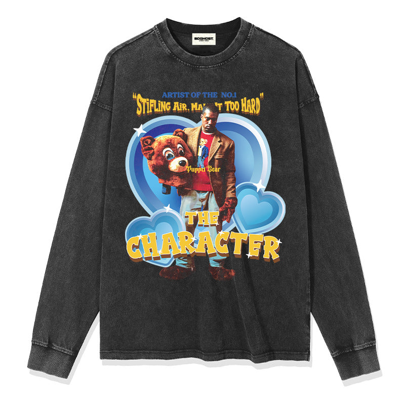 G.Z 邁阿密南岸✥𝔾𝕣𝕠𝕦𝕟𝕕ℤ𝕖𝕣𝕠®✥2024南裝大佬/美式嘻哈KANYE WEST寬鬆厚磅數純棉男女中性T-Shirt上衣