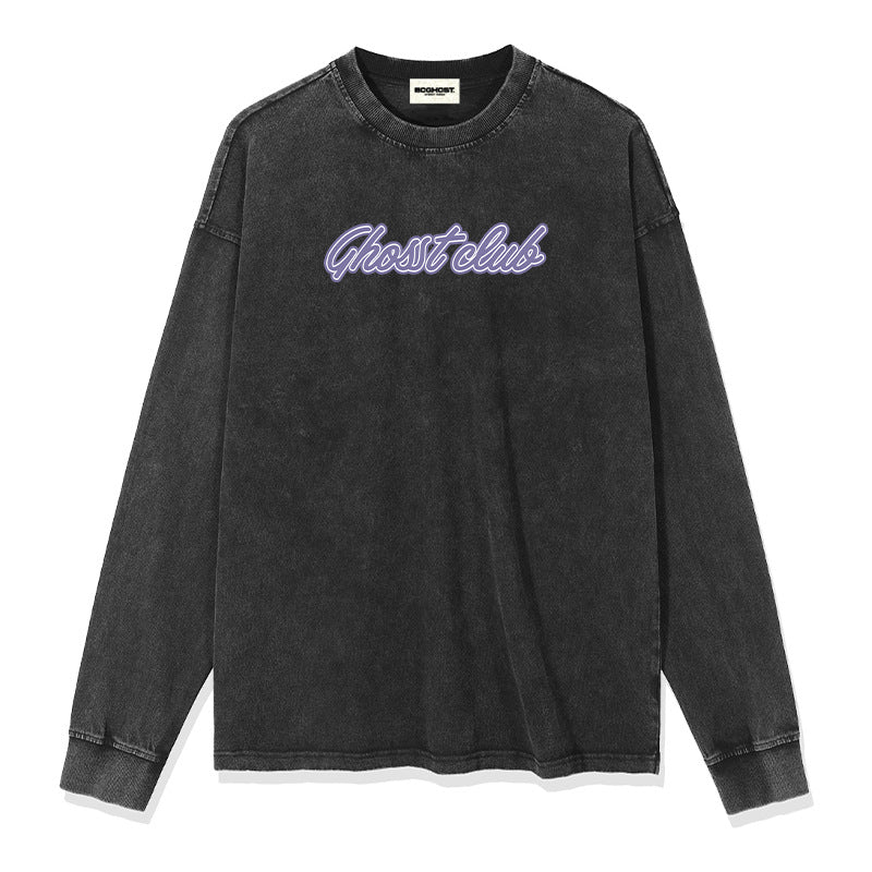 G.Z 邁阿密南岸✥𝔾𝕣𝕠𝕦𝕟𝕕ℤ𝕖𝕣𝕠®✥2024南裝大佬/美式嘻哈變形蟲文字寬鬆厚磅數純棉男女中性T-Shirt上衣