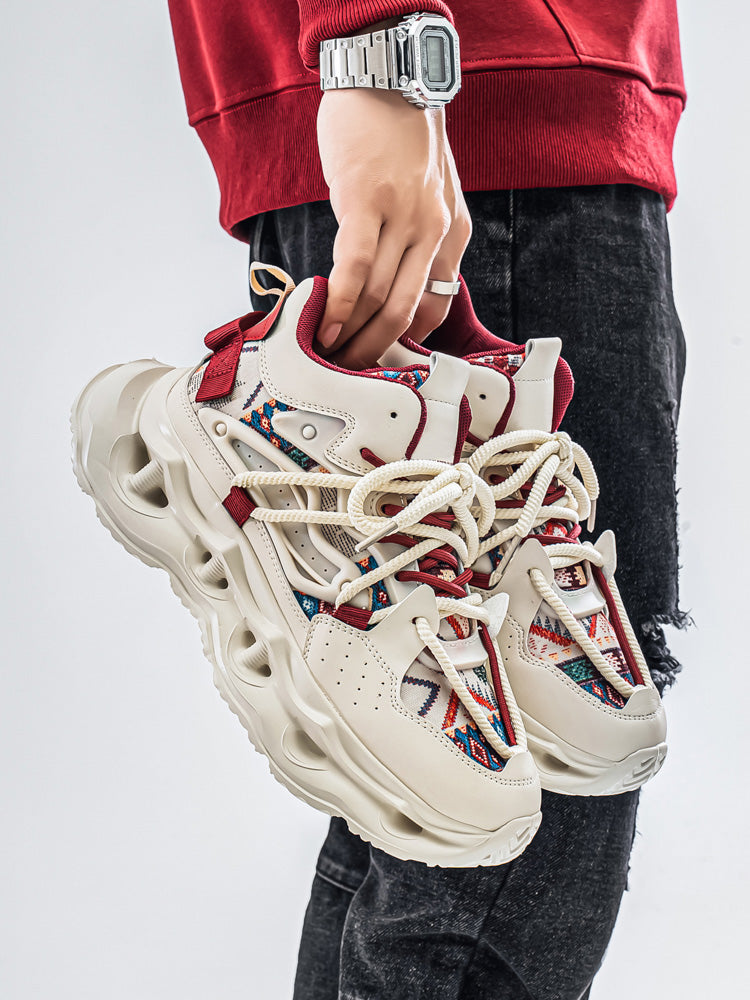 𝔾𝕣𝕠𝕦𝕟𝕕ℤ𝕖𝕣𝕠®-Flexing-shoes✥25-26✥美式秋冬新款復古2.0中筒厚底增高運動老爹鞋N8562