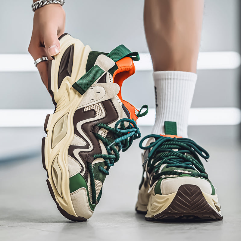 𝔾𝕣𝕠𝕦𝕟𝕕ℤ𝕖𝕣𝕠®-Flexing-shoes✥2026✥美式🔥復古增高經典老爹鞋LD02