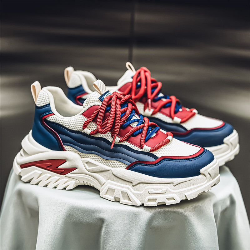 𝔾𝕣𝕠𝕦𝕟𝕕ℤ𝕖𝕣𝕠®-Flexing-shoes✥2025✥美式春夏新款皮革拼色男女中性運動休閒鞋C31213