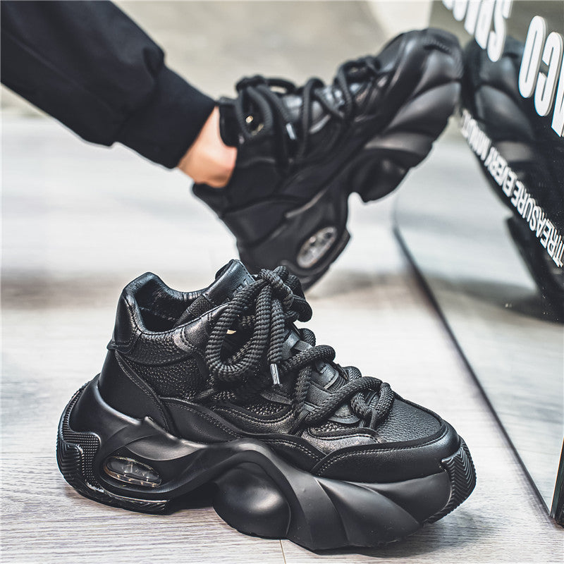 𝔾𝕣𝕠𝕦𝕟𝕕ℤ𝕖𝕣𝕠®-Flexing-shoes✥2024✥美式復古厚鞋增高加底減壓老爹鞋走路鞋