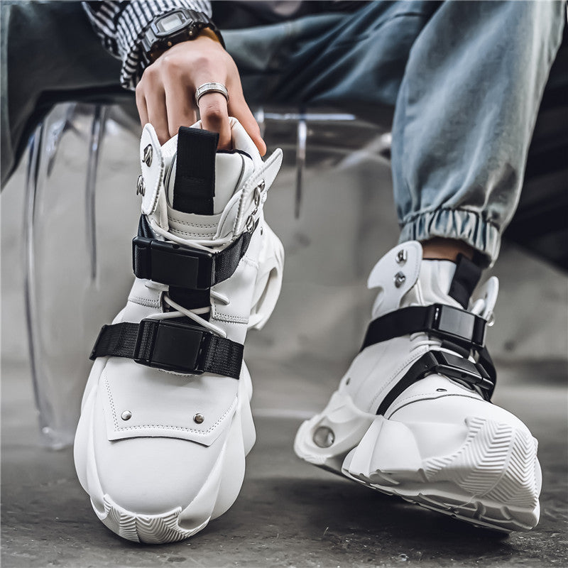 𝔾𝕣𝕠𝕦𝕟𝕕ℤ𝕖𝕣𝕠®-Flexing-shoes✥2024✥美式早秋系列回到未來風中高筒男女中性老爹休閒鞋6980