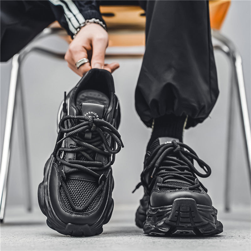 𝔾𝕣𝕠𝕦𝕟𝕕ℤ𝕖𝕣𝕠®-Flexing-shoes✥2024✥美式經典復古MAX減壓增高情侶增高老爹走路鞋(現貨)