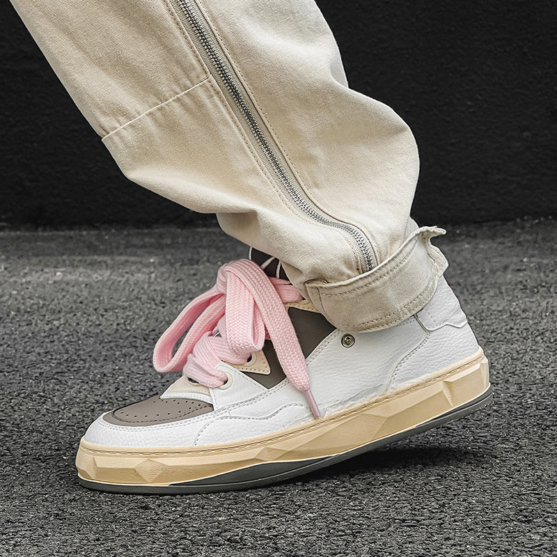 𝔾𝕣𝕠𝕦𝕟𝕕ℤ𝕖𝕣𝕠®-Flexing-shoes✥2024✥歐美刺繡鑽石造型毛巾貼布情侶滑板鞋休閒鞋