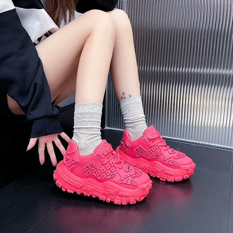 𝔾𝕣𝕠𝕦𝕟𝕕ℤ𝕖𝕣𝕠®-Flexing-shoes✥(現貨特價)✥美式新款夏日水果鍵盤女款防滑休閒走路鞋(35-40號)603