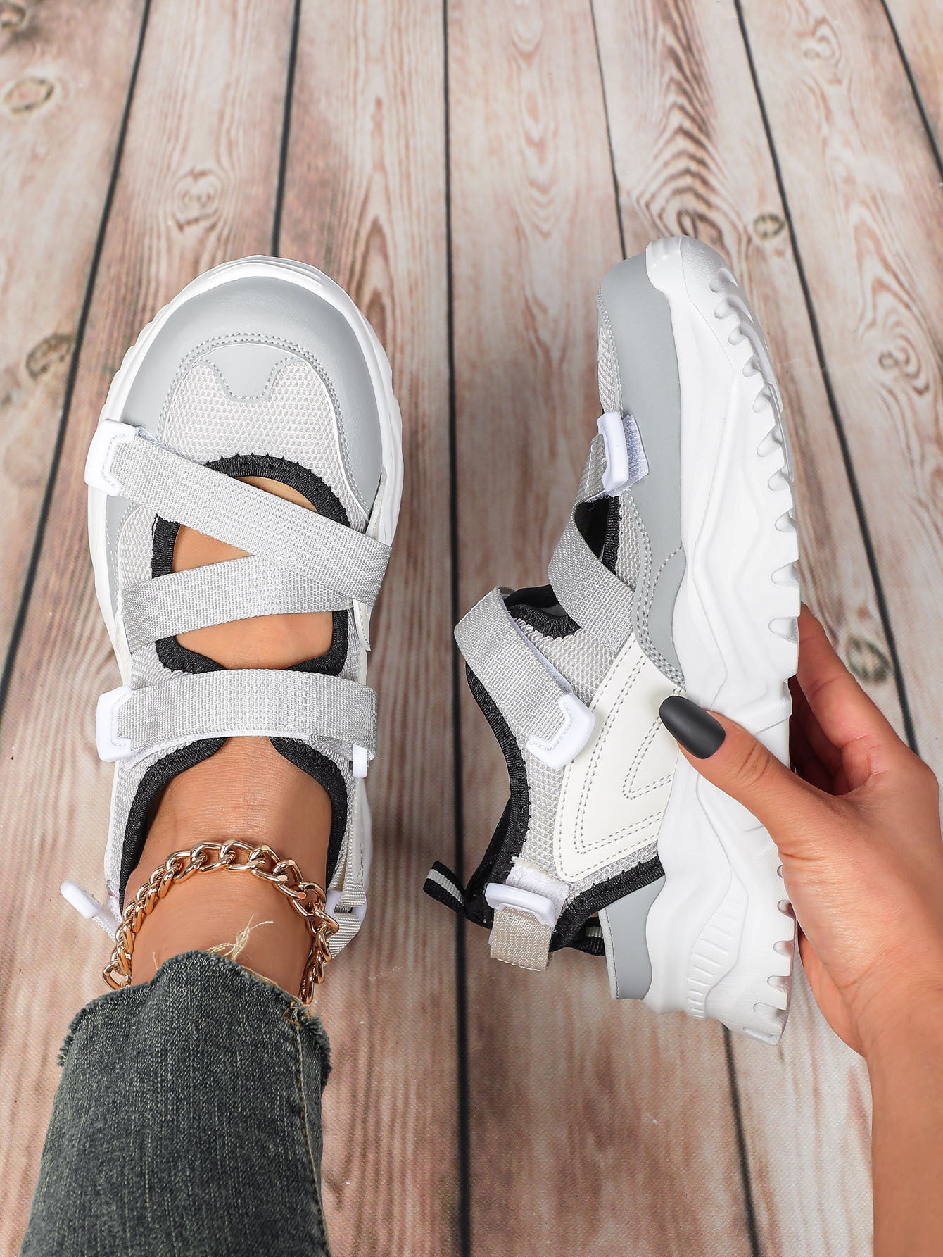 𝔾𝕣𝕠𝕦𝕟𝕕ℤ𝕖𝕣𝕠®✿ColorShoes2025年✿㊚㊛ 夏季全尺碼男女情侶款氈黏式透透氣忍者休閒鞋