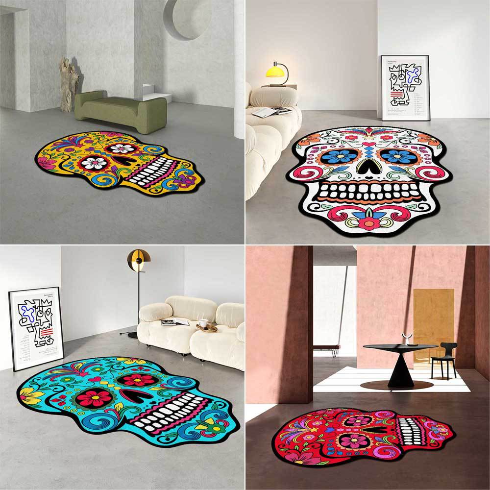 𝔾𝕣𝕠𝕦𝕟𝕕ℤ𝕖𝕣𝕠®-Flexing-居家✥2024✥美式家居生活民族風糖頭骷客廳臥室地毯地墊