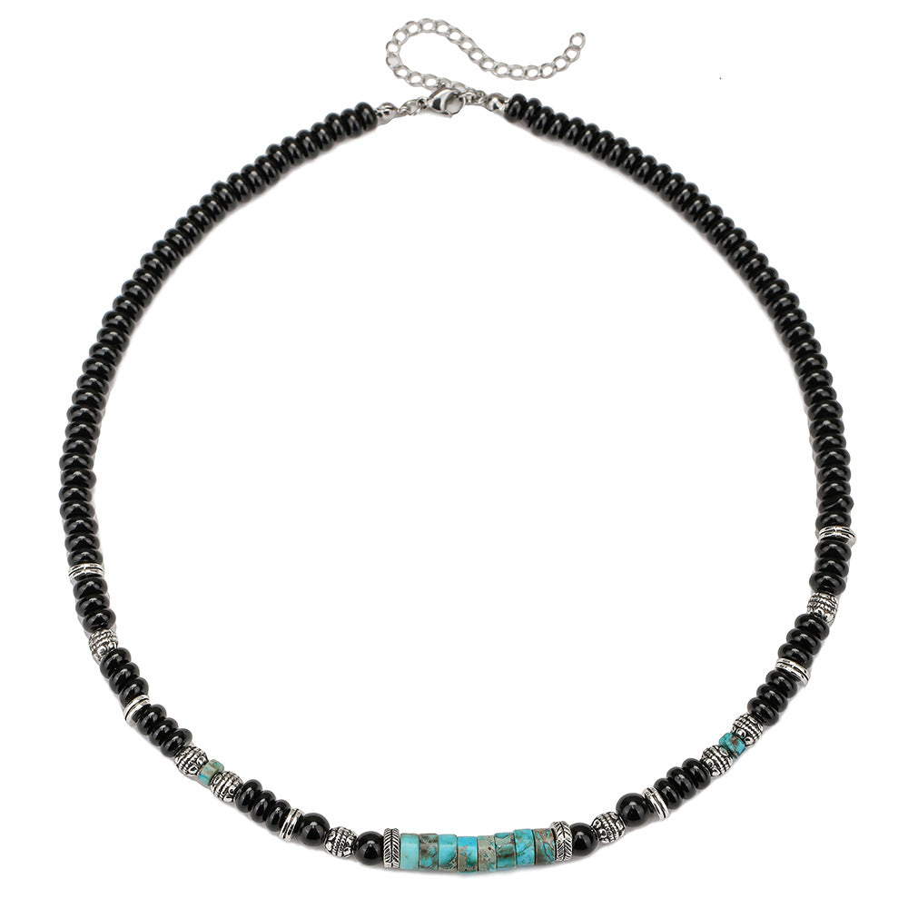 Flexing精品✥𝔾𝕣𝕠𝕦𝕟𝕕ℤ𝕖𝕣𝕠®✥歐美嘻哈渡假風帝王石個性鎖骨項鍊