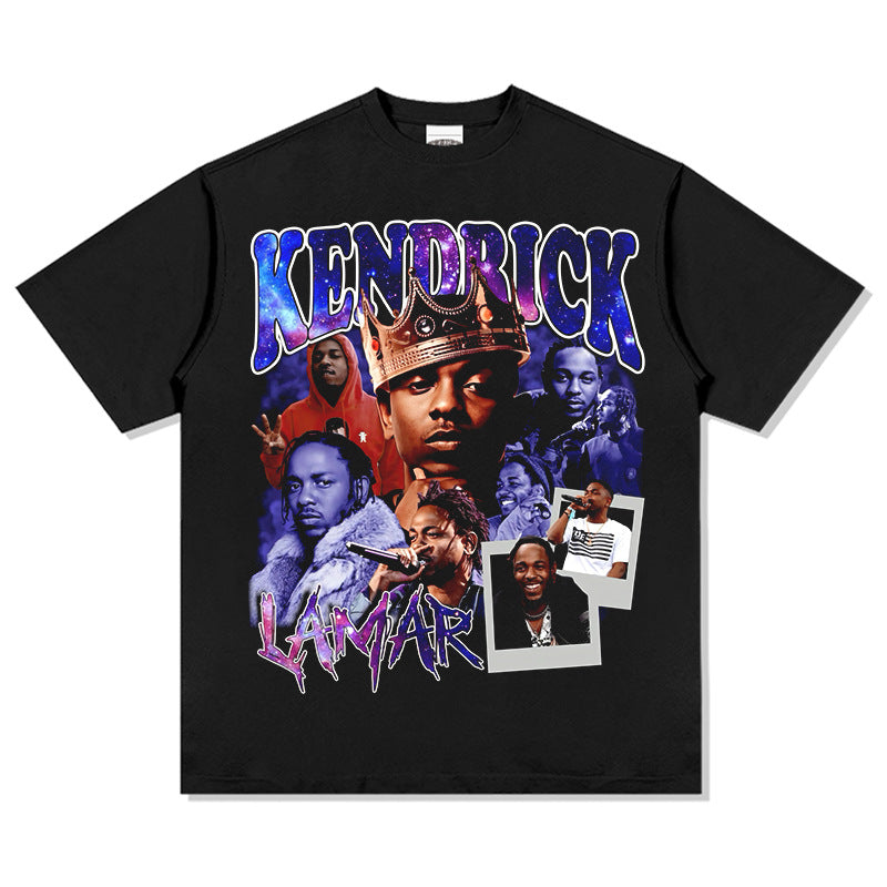 G.Z邁阿密南岸✥𝔾𝕣𝕠𝕦𝕟𝕕ℤ𝕖𝕣𝕠®✥2025年南裝大佬/美式嘻哈寬鬆重磅數Kendrick男女中性T-Shirt上衣