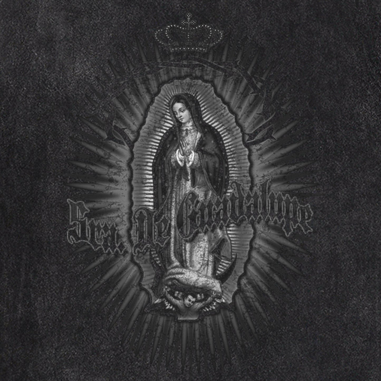 ♠ 𝔾𝕣𝕠𝕦𝕟𝕕ℤ𝕖𝕣𝕠♠美式風格夏日新款水洗厚磅數祈禱聖母坎肩無袖背心T-Shirt