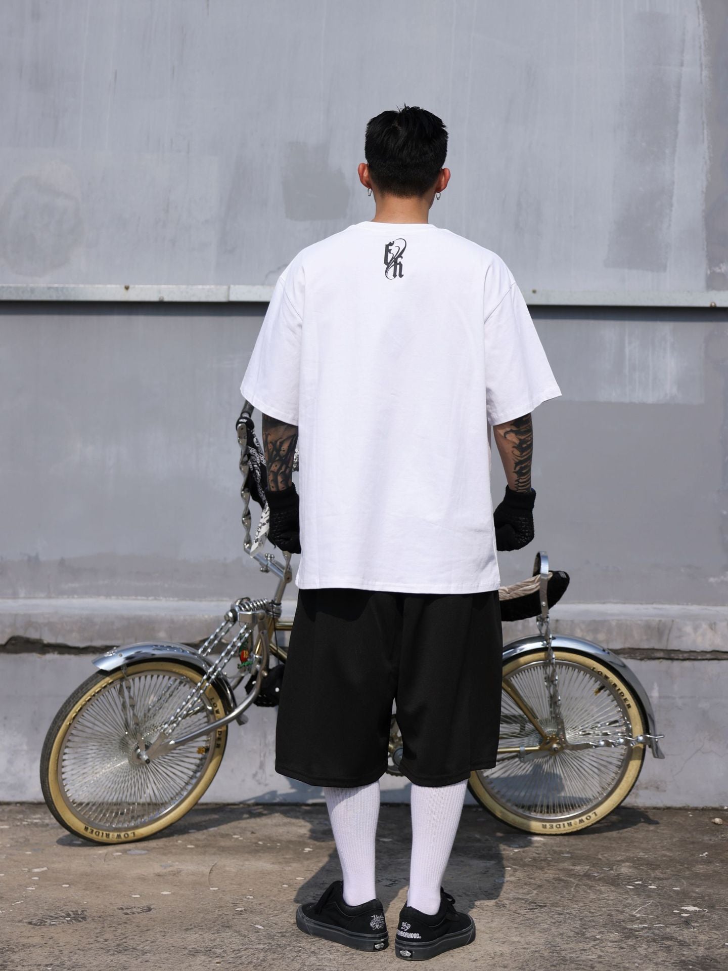 𝔾𝕣𝕠𝕦𝕟𝕕ℤ𝕖𝕣𝕠🎭♠墨西哥♠匪幫⚂2024⚅美式嘻哈寬鬆上衣滿版字體短袖T-SHIRT