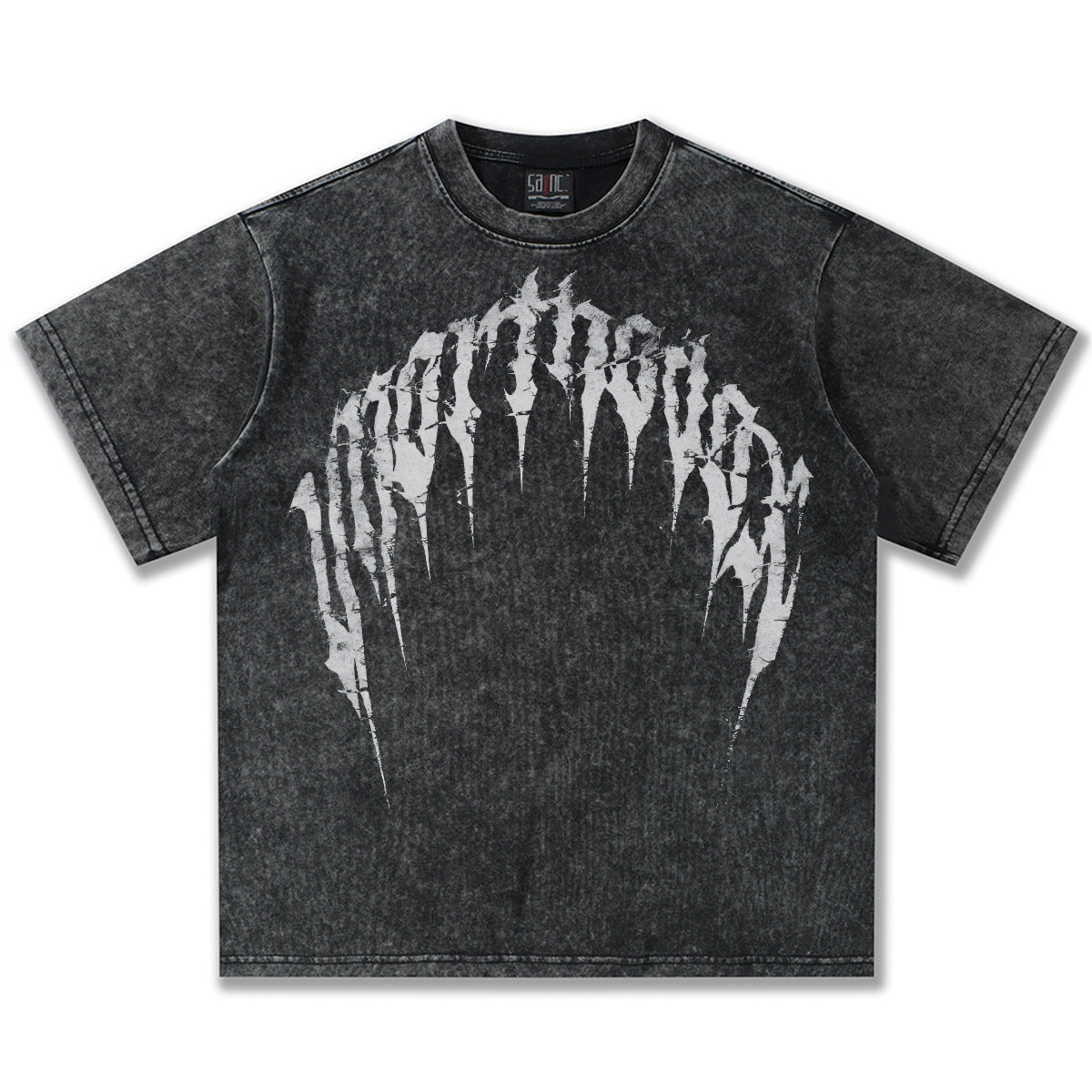 G.Z邁阿密南岸𝔾𝕣𝕠𝕦𝕟𝕕ℤ𝕖𝕣𝕠®✥南裝大佬✥ 美式嘻哈水洗重磅數男女中性荊棘文字短袖上衣T-Shirt(亞洲版型)