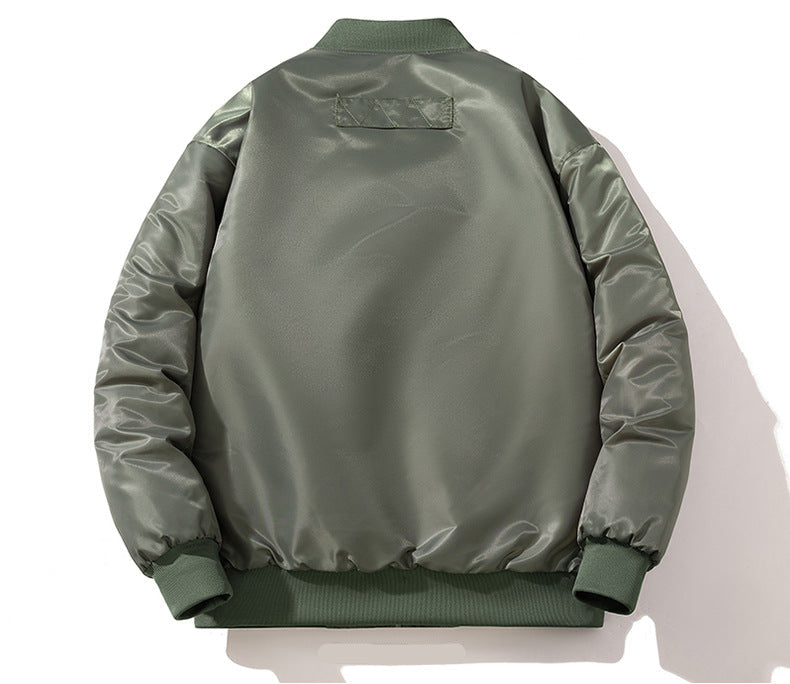 🔥𝔾𝕣𝕠𝕦𝕟𝕕⇔ℤ𝕖𝕣𝕠®(現貨特價)秋冬新款vintag復古防風刺鏽飛行夾克外套