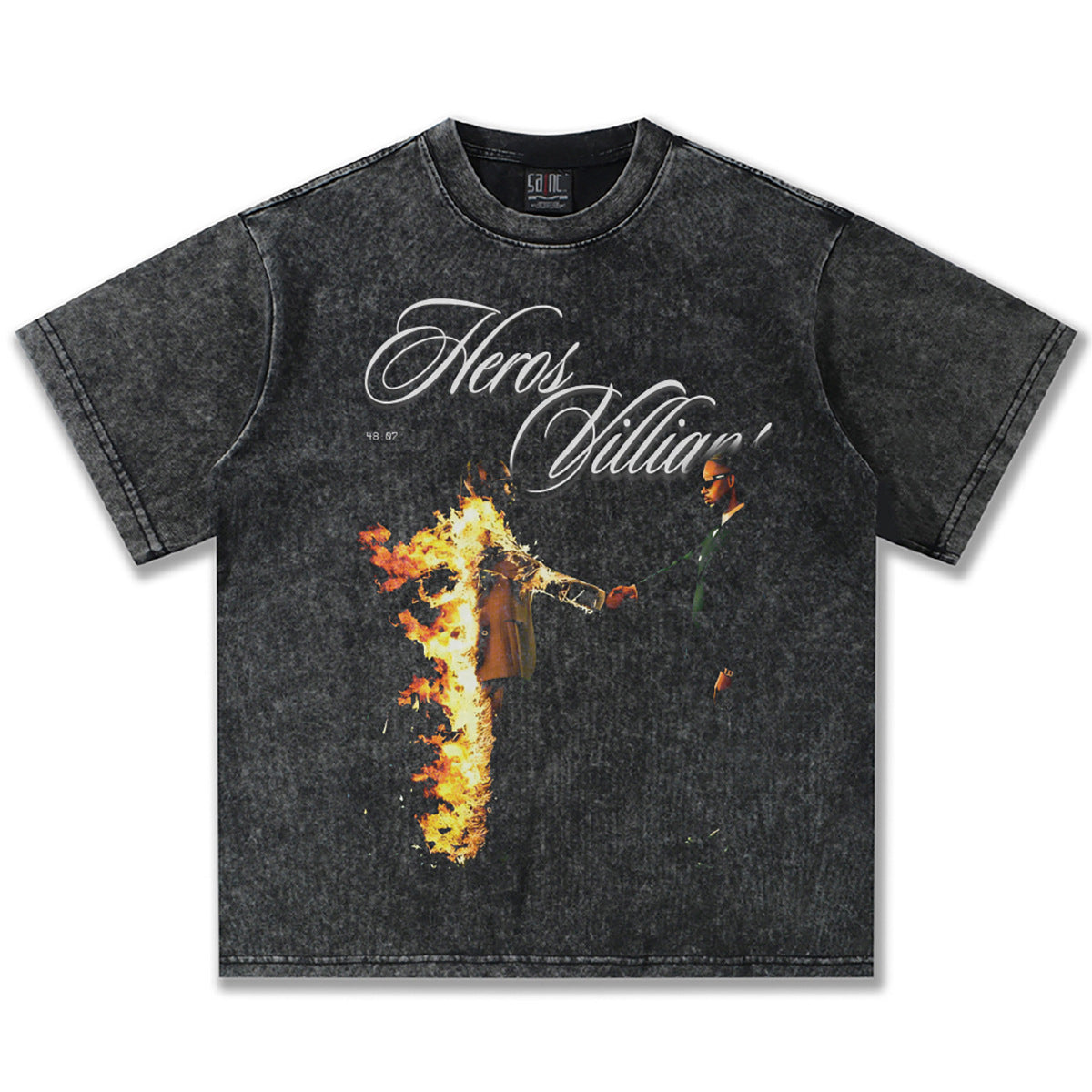 G.Z邁阿密南岸𝔾𝕣𝕠𝕦𝕟𝕕ℤ𝕖𝕣𝕠®✥南裝大佬✥ 美式嘻哈水洗重磅數男女中性MetroBoomin短袖上衣T-Shirt(亞洲版型)