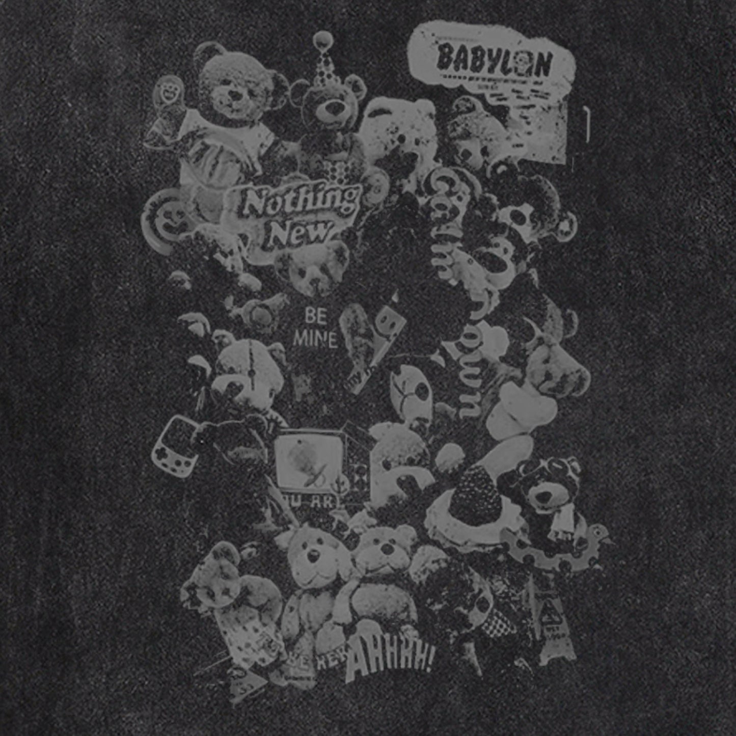 ♠ 𝔾𝕣𝕠𝕦𝕟𝕕ℤ𝕖𝕣𝕠♠美式風格夏日新款水洗厚磅數泰迪小熊坎肩無袖背心T-Shirt