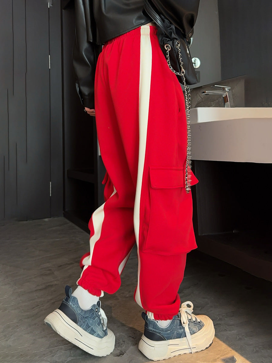 🄶🅁🄾🅄🄽🄳♾🅉🄴🅁🄾2025♾無性別穿搭OverSize美式寬鬆中性卡通運動風長袖棉褲套裝(現貨)