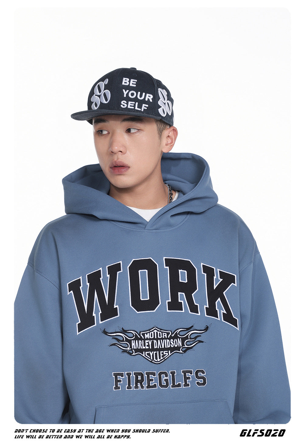 𝔾𝕣𝕠𝕦𝕟𝕕ℤ𝕖𝕣𝕠®2026年秋冬款經典字母連帽長袖大學上衣T-SHIRT