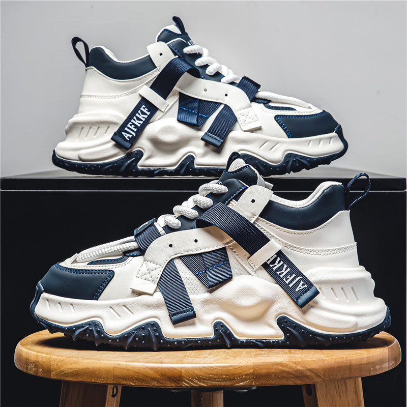 𝔾𝕣𝕠𝕦𝕟𝕕ℤ𝕖𝕣𝕠®-Flexing-shoes✥2024✥美式復古慢跑阿甘老爹鞋增高休閒走路鞋