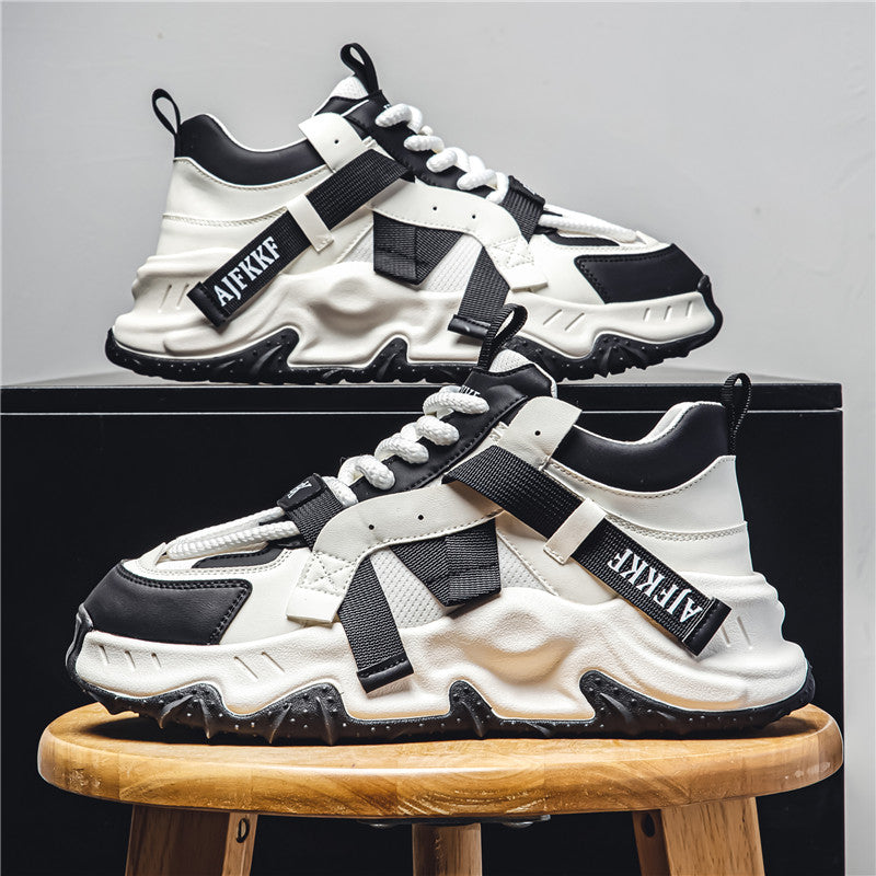 𝔾𝕣𝕠𝕦𝕟𝕕ℤ𝕖𝕣𝕠®-Flexing-shoes✥2024✥美式復古慢跑阿甘老爹鞋增高休閒走路鞋