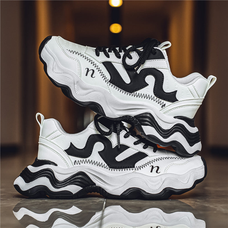 𝔾𝕣𝕠𝕦𝕟𝕕ℤ𝕖𝕣𝕠®-Flexing-shoes✥2024✥美式早秋系列復古縫線增高男女運動老爹慢跑鞋S9180(現貨)