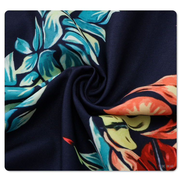 G.Z 邁阿密南岸✥𝔾𝕣𝕠𝕦𝕟𝕕ℤ𝕖𝕣𝕠®✥2023南裝大佬/美式休閒南洋渡假風寬鬆開領襯衫短褲套裝