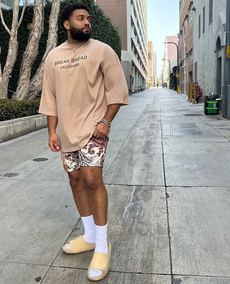 G.Z 邁阿密南岸✥𝔾𝕣𝕠𝕦𝕟𝕕ℤ𝕖𝕣𝕠®✥2023南裝大佬/美式休閒滿版圖樣滿版腰果花四分短褲球褲