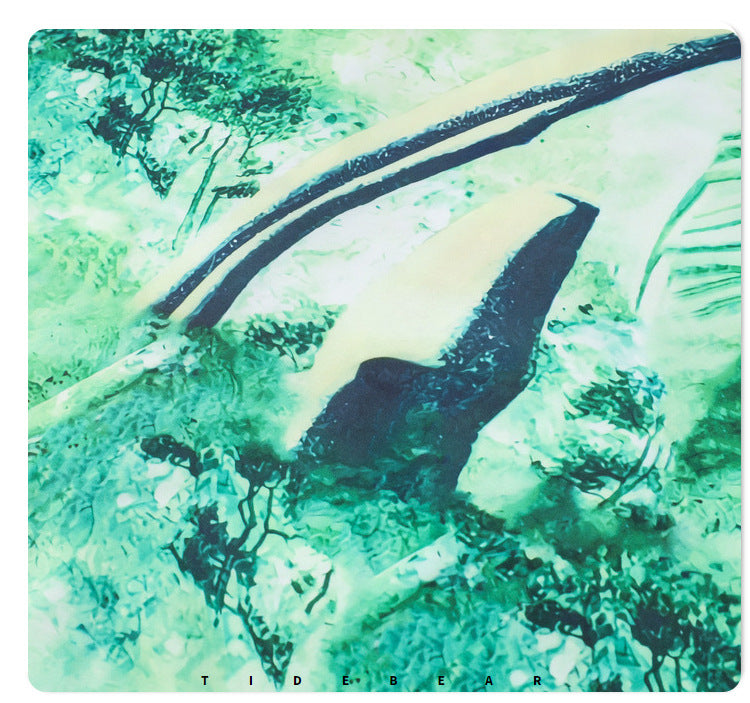 G.Z 邁阿密南岸✥𝔾𝕣𝕠𝕦𝕟𝕕ℤ𝕖𝕣𝕠®✥2023南裝大佬/美式休閒綠油植被寬鬆開領襯衫短褲套裝