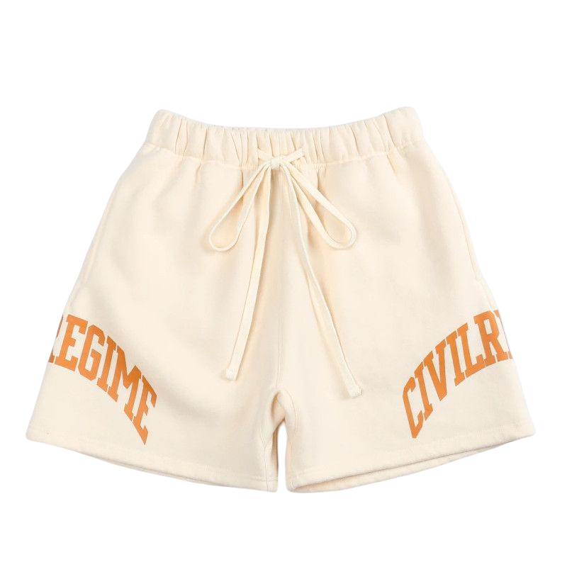 G.Z LA西岸 2023【✟純愛西岸✟】美式經典字母印花四分休閒短褲